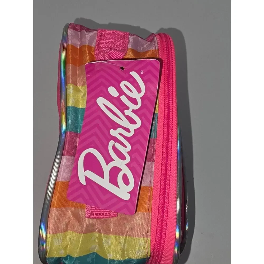 Mattel Barbie Love Wins 10 inch Girls Reusable Lunch Kit Pink | NWT